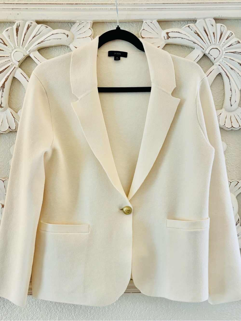 J. Crew Camille Shrunken Sweater - Blazer | Size M | EUC